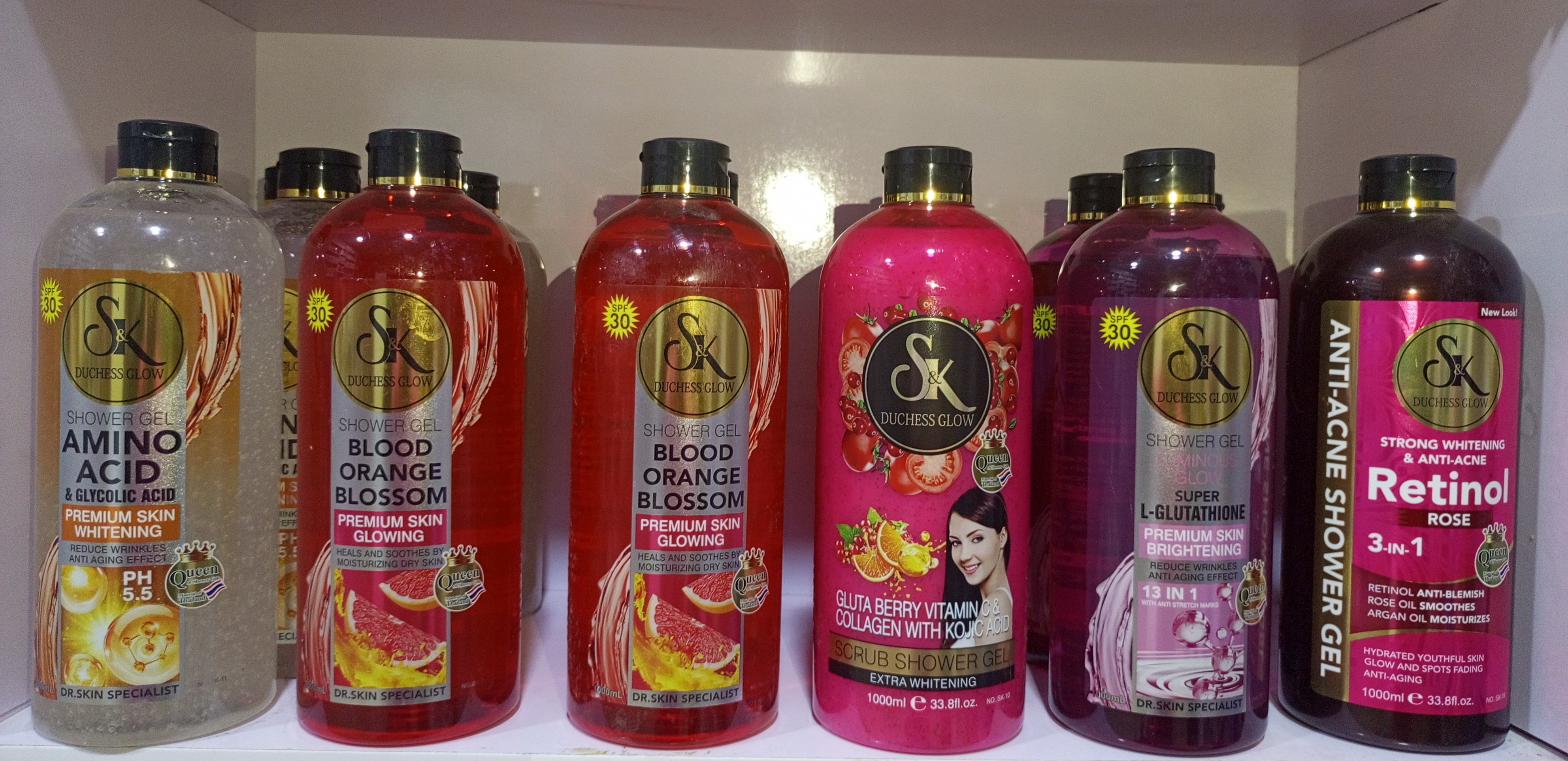 SK DUCHESS GLOW SHOWER GEL