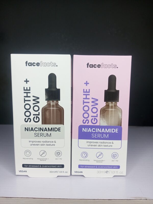 FACE FACTS SOOTHE+GLOW NIACINAMIDE SERUM