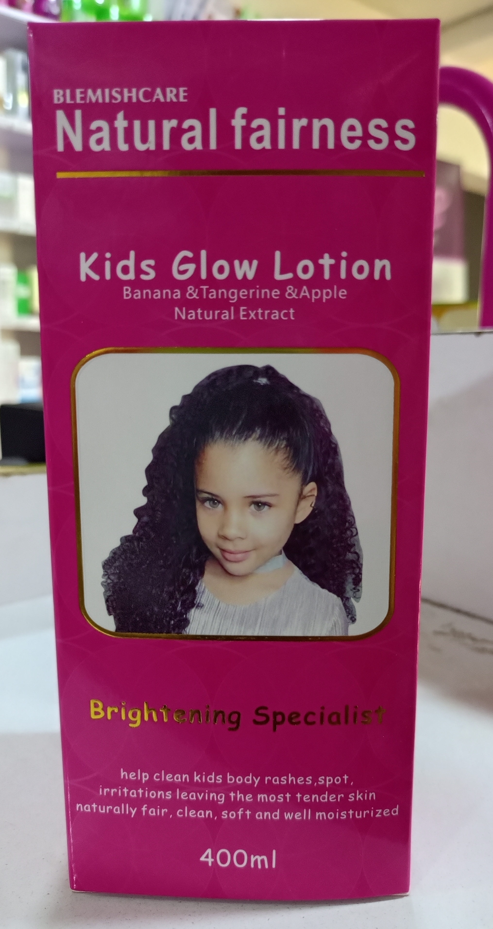 BLEMISH CARE NATURAL FAIRNESS KIDS GLOW LOTION 400ml