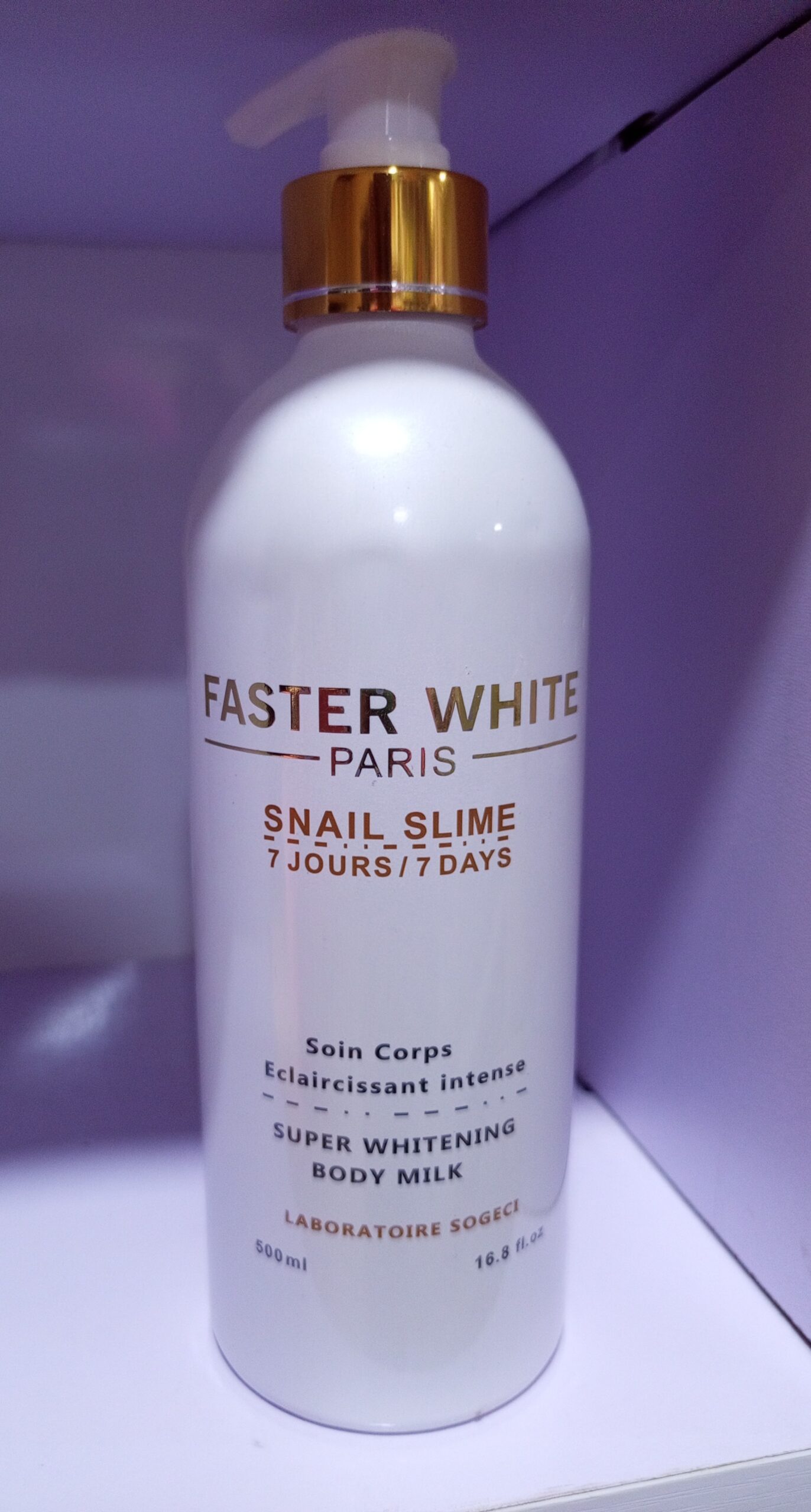FASTER WHITE BODY MILK - Image 2