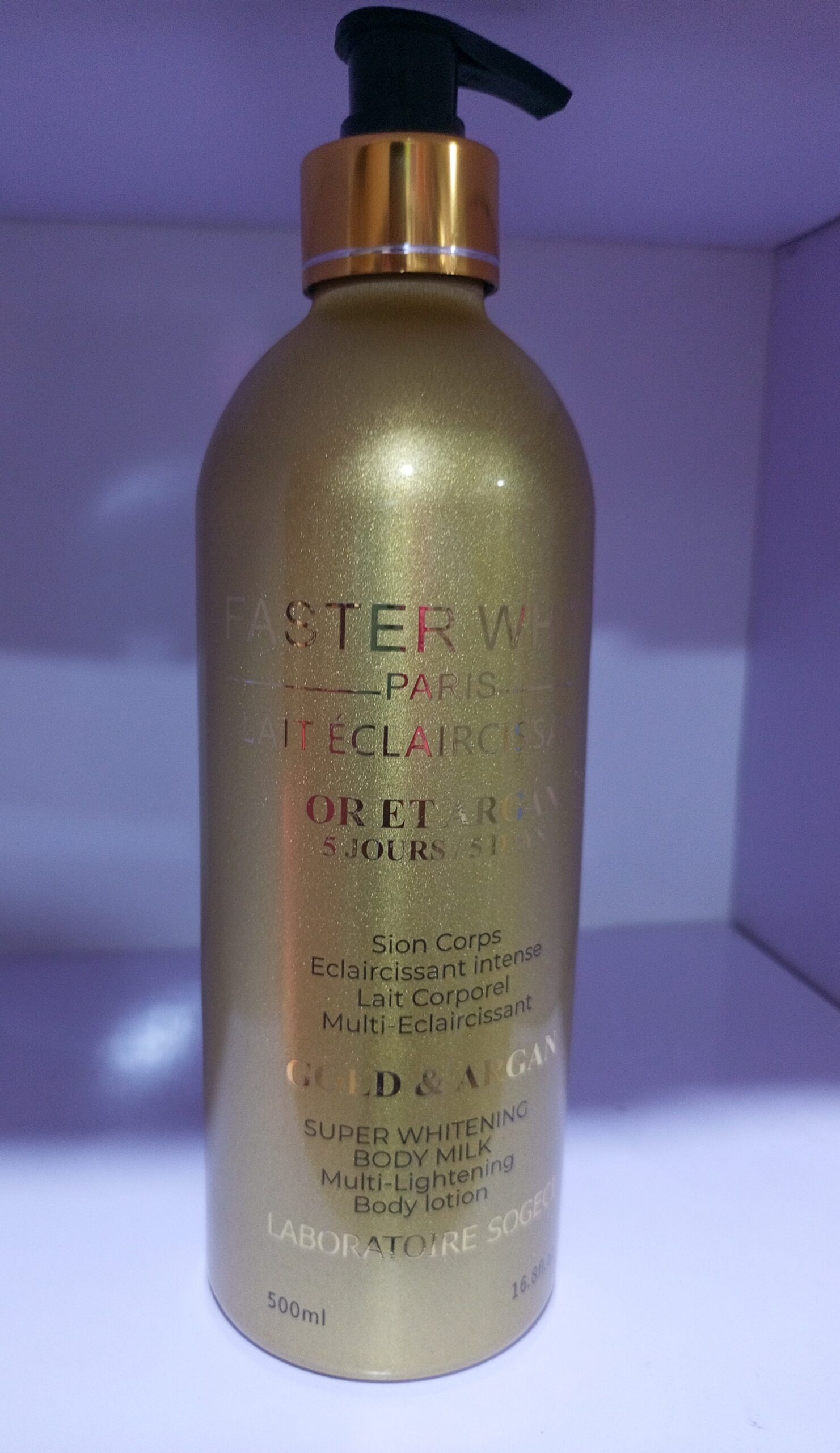 FASTER WHITE BODY MILK - Image 3