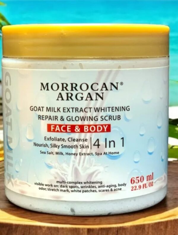 MORROCAN ARGAN GOAT MILK SCRUB 650ml