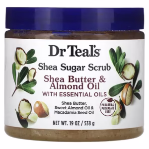 DR TEAL'S SHEA SUGAR SCRUB (Shea butter & Almond) 538g