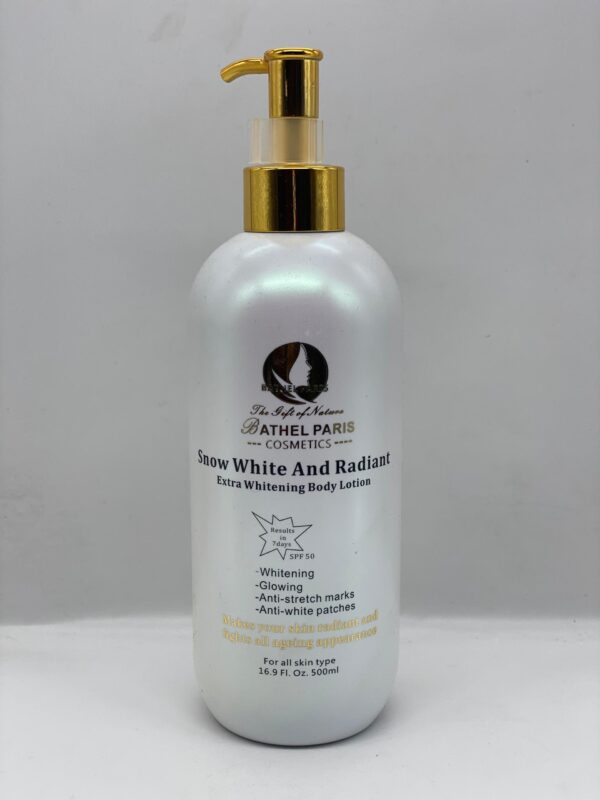BATHEL PARIS Snow white and radiant extra whitening lotion