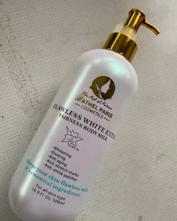 Bathel Paris Flawless White Extra Fairness Body Milk 500ml