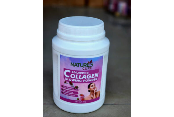 NATURES CURE 200,000mg COLLAGEN GLOWING POWDER 1kg