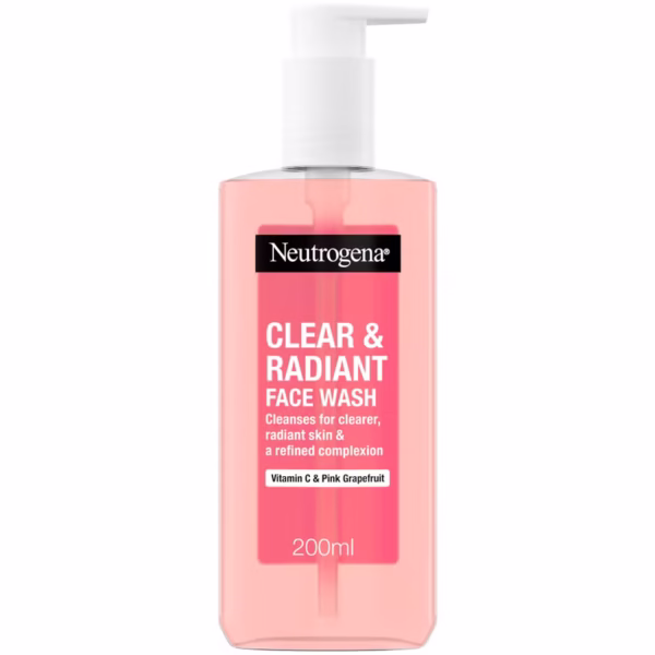 NEUTROGENA CLEAR & RADIANT FACE WASH 200ml