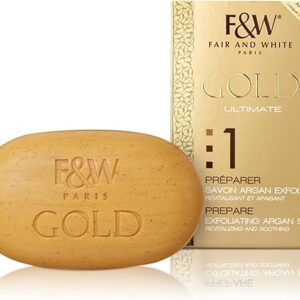 FAIR & WHITE GOLD ULTIMATE EXFOLIATING ARGAN SOAP 200g