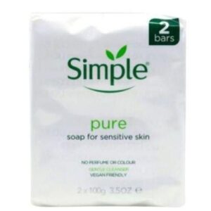 SIMPLE PURE BAR SOAP for sensitive skin 2 x 100g