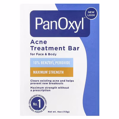 PANOXYL ACNE TREATMENT BAR SOAP (Face & Body) 10% Benzoyl Peroxide 113g