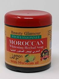 BEAUTY GLAMOUR MOROCCAN WHITENING HERBAL BLACK SOAP 500g