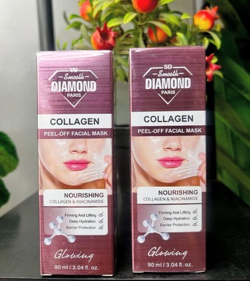 SMOOTH DIAMOND PARIS COLLAGEN PEEL-OFF FACIAL MASK 90ml