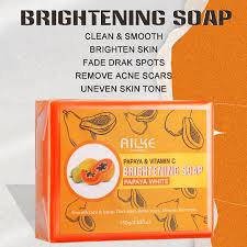 AILKE PAPAYA & VITAMIN C BRIGHTENING SOAP 150g