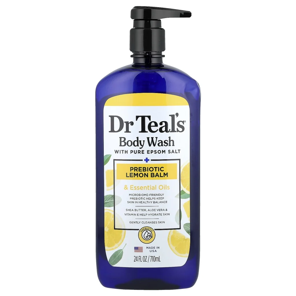 Dr Teal's B0Dy Wash (Prebiotic Lemon Balm) 710ml