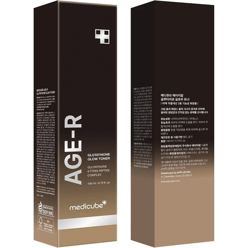 Medicube Age-R Glutathione Glow Toner 140ml