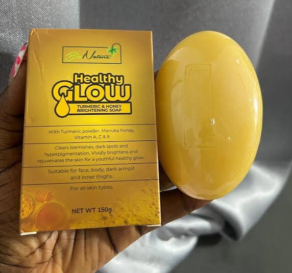 Bionature Healthy Glow Turmeric & Honey Brightening Soap 150g