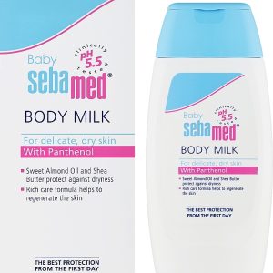 Baby Sebamed Body Milk With Panthenol 200ml