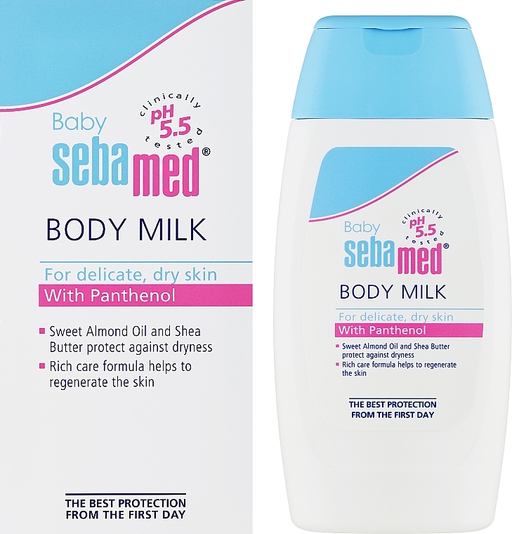 Baby Sebamed Body Milk With Panthenol 200ml